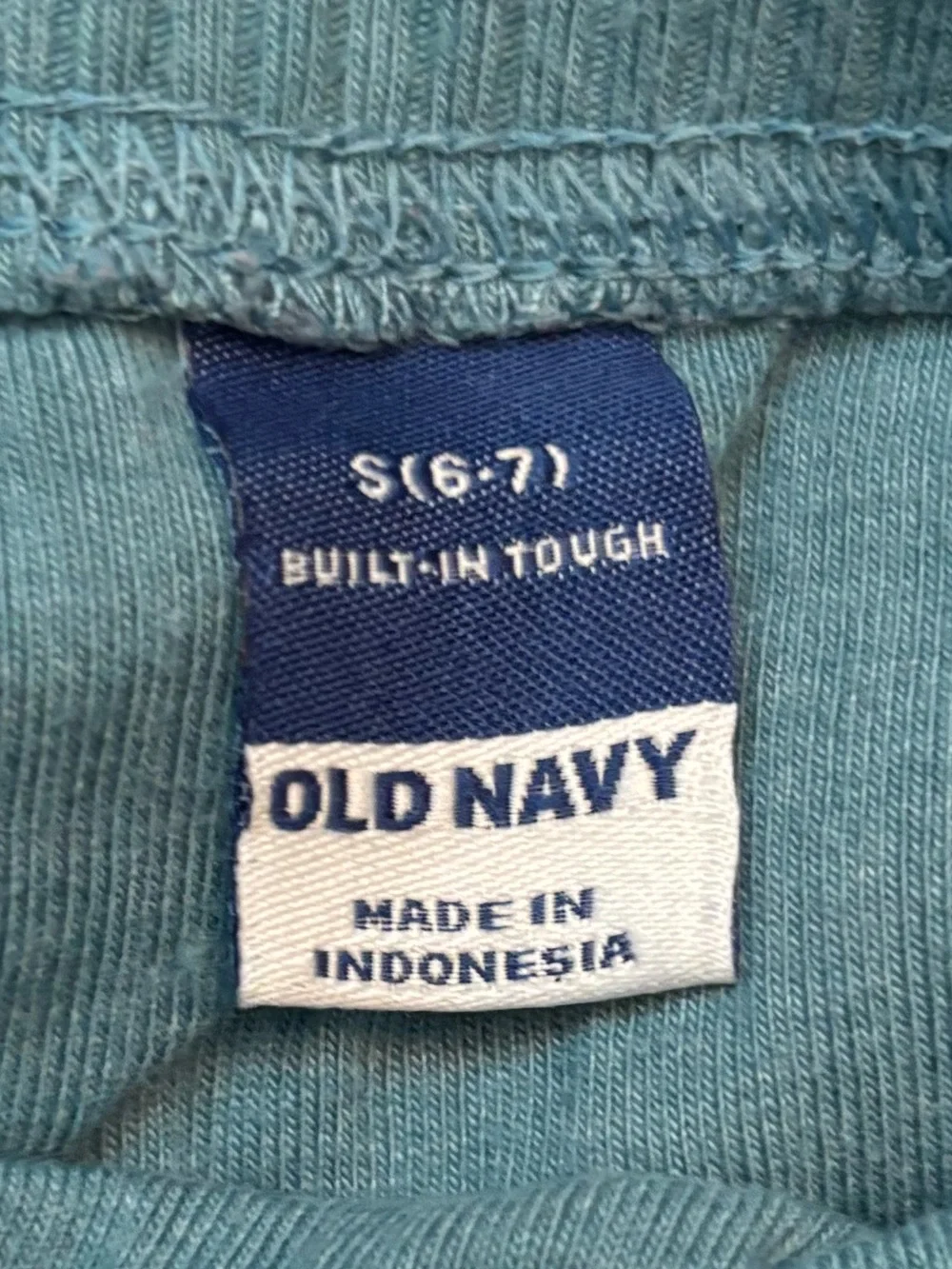 Old Navy Ribbed Leggings in Teal and Pink